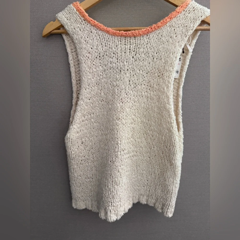 Free People Sicilly Shell Sweater‎ Ivory Various Sizes NWT MSRP $88